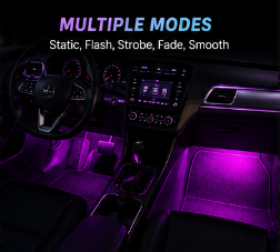Wireless RGB Car LED Strobe Lights